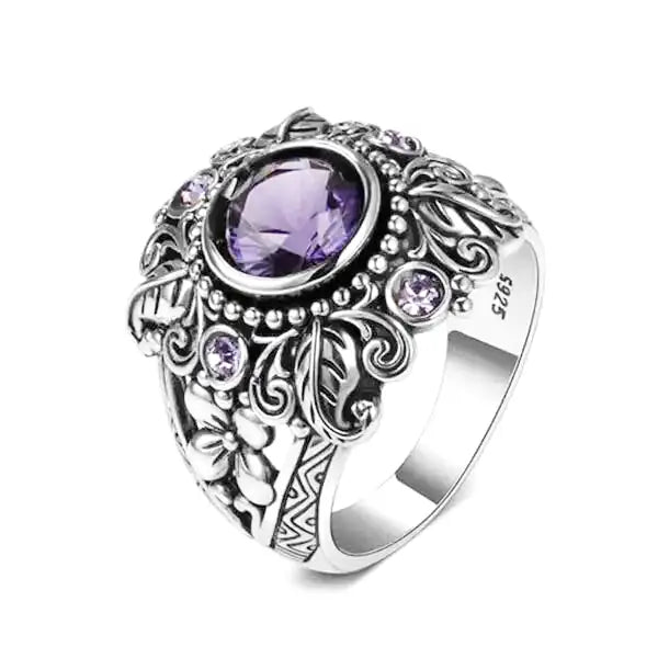 Bague-Améthyste-Ancienne