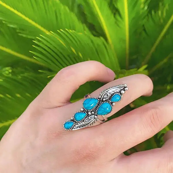 Bague-Pierre-Naturelle-Turquoise