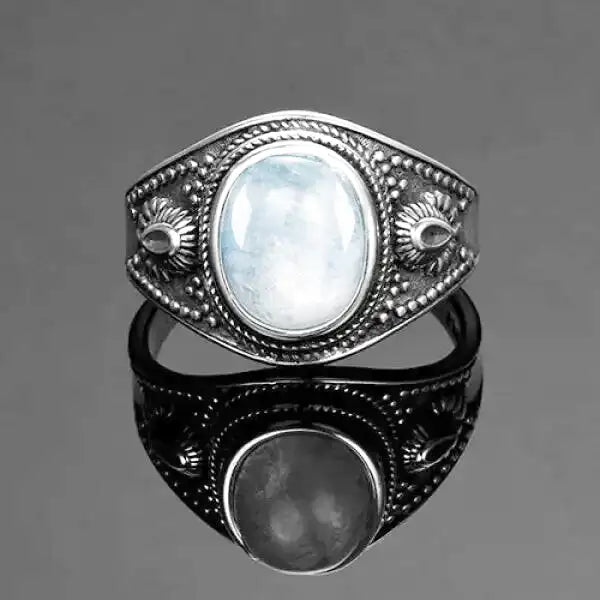Bague-Pierre-de-Lune-en-Argent-S925