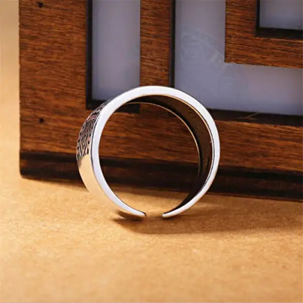 Bague-Symbole-Géométrique-Métal