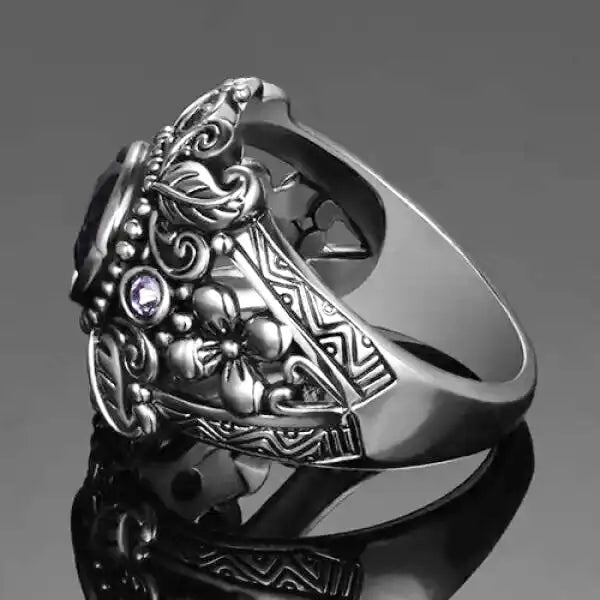 Bague-Vintage-en-Améthyste
