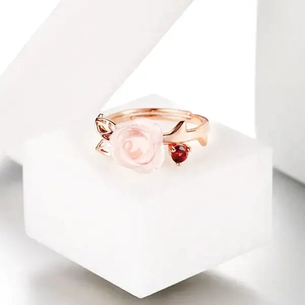 Bague-pour-femme-avec-Rose-en-Quartz