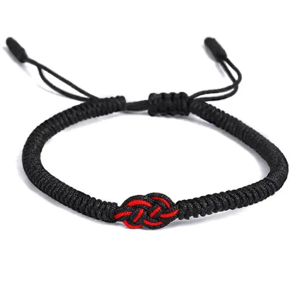 Bracelet-noir-tresse