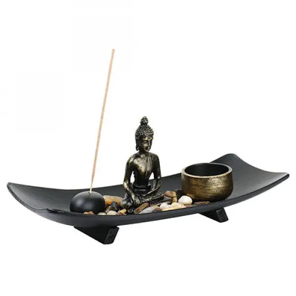 Bruleur-Encens-Bouddha-Assis-Méditation