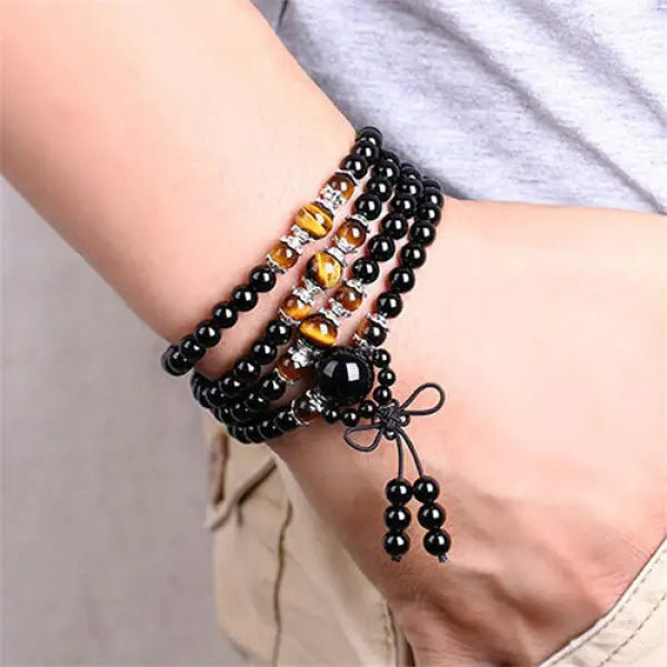 Chapelet-Bouddhiste-Bracelet-Perle