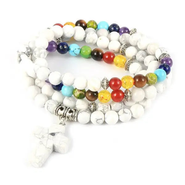 Chapelet-Croix-Turquoise-Blanc