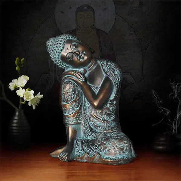 Décoration-Bouddha-Intérieure-Résine