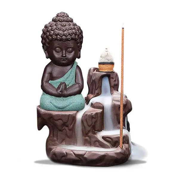 Fontaine-Encens-Bouddha-Vert