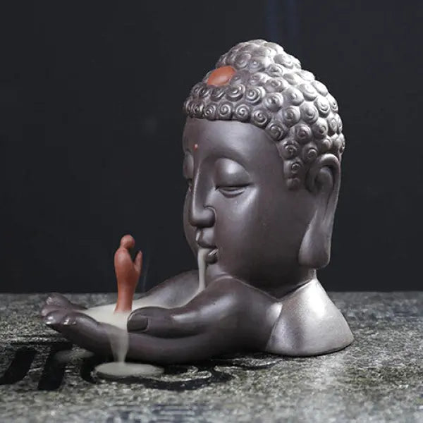 Fontaine-Encens-Tête-Bouddha