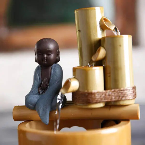 Fontaine-moine-méditation