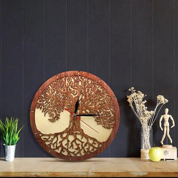 Horloge-Arbre-de-vie-Bois-et-Bambou