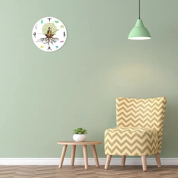 Horloge-Bouddha-Méditation-Yoga