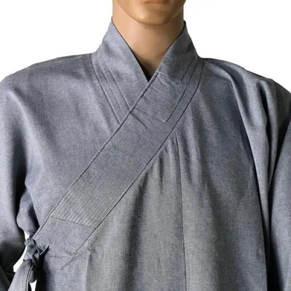 Kesa-Traditionnel-Bouddhiste-Gris