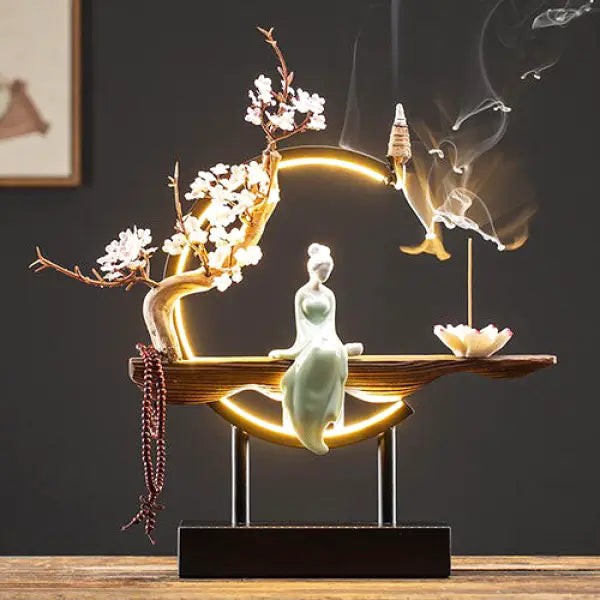 Lampe-Bouddha-en-Bois-et-Céramique
