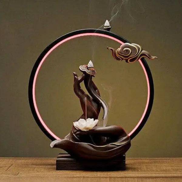 Lampe-Encens-Lumière-Rouge