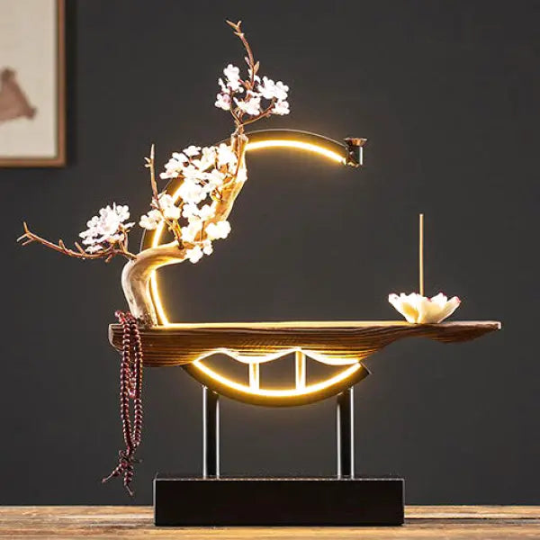 Lampe-en-Bois-et-Céramique
