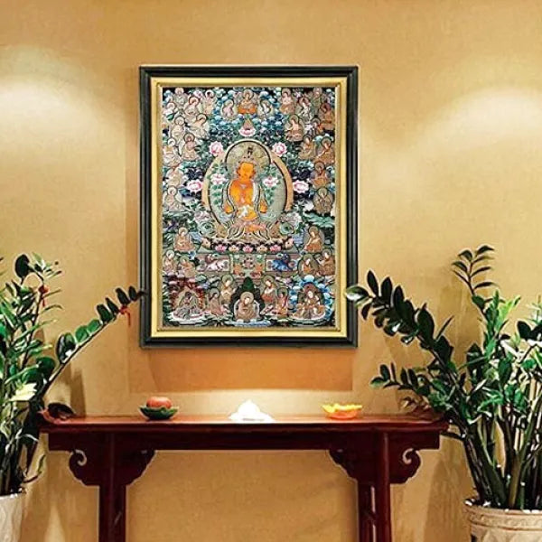 Œuvre-Thangka-Divinité-Chenrezig