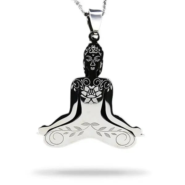 Pendentif-Bouddha-acier
