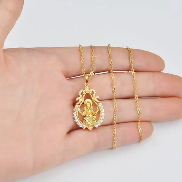 Pendentif-Divinité-Ganesh-Or