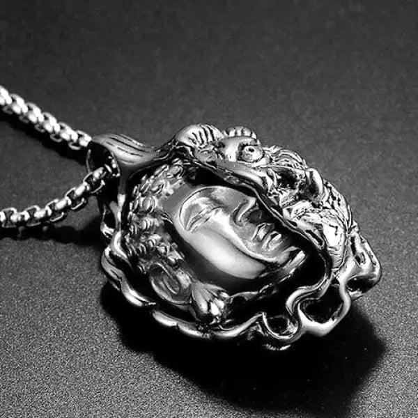 Pendentif-Visage-Bouddha-et-Diable