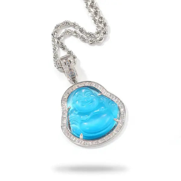 Pendentif-bouddha-bleu-clair