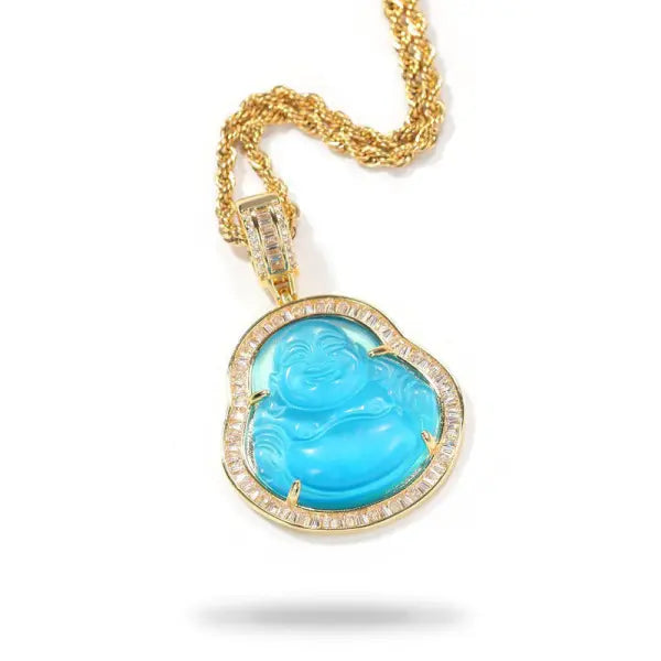 Pendentif-en-or-bouddha-rieur