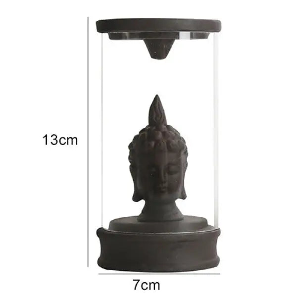 Porte-Encens-Céramique-Tête-Bouddha