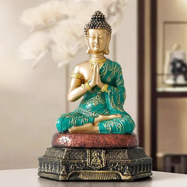 Statue-Bouddha-Amitabha-Résine