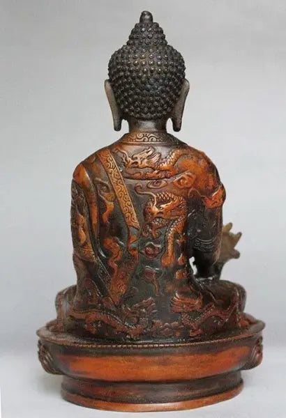 Statue Bouddha Sakyamuni en Laiton