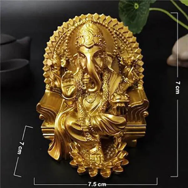 Statue-Dieu-Éléphant-Or