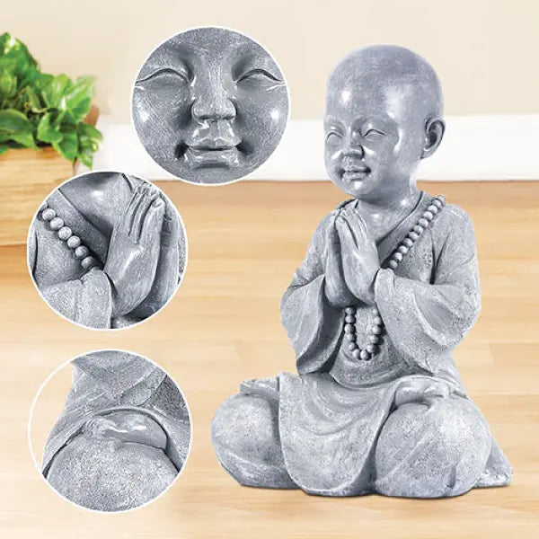 Statue-Moine-Bouddhiste-Grande-Taille