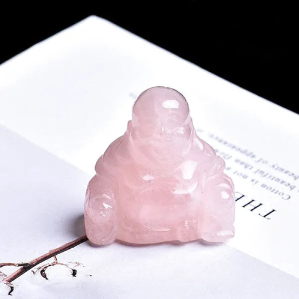 Statuette-Bouddha-Rieur-Quartz-Rose