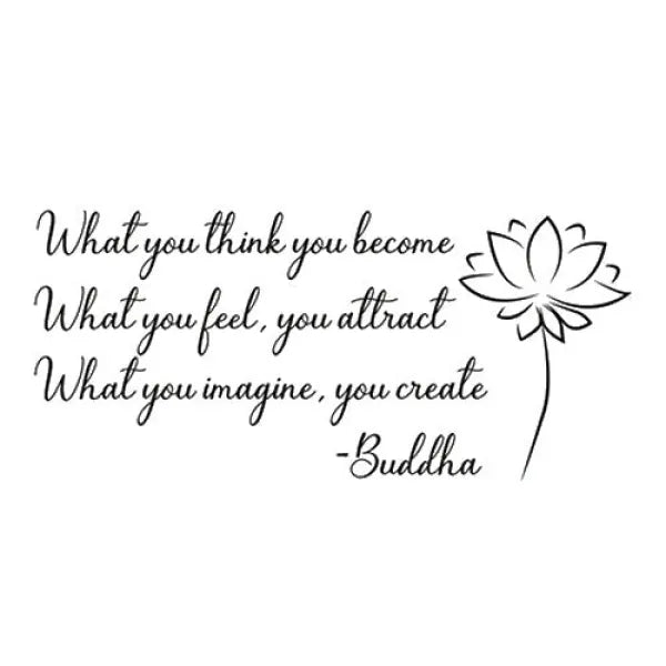 Sticker-Citation-Divinité-Bouddhiste-Mural