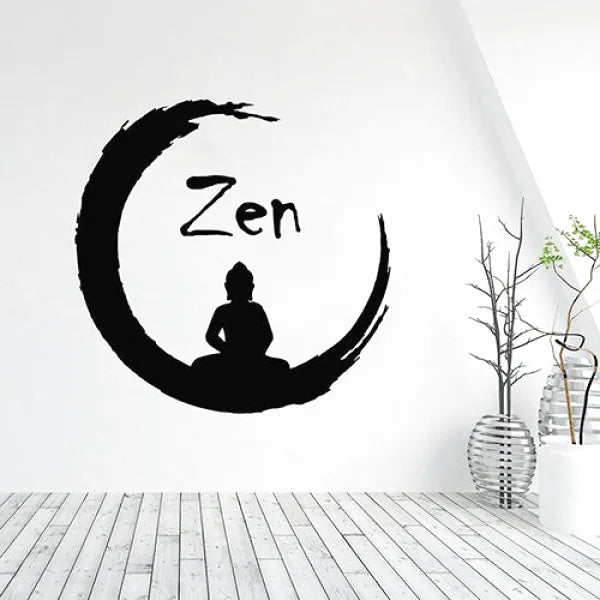 Stickers-Bouddha-Zen-Mur