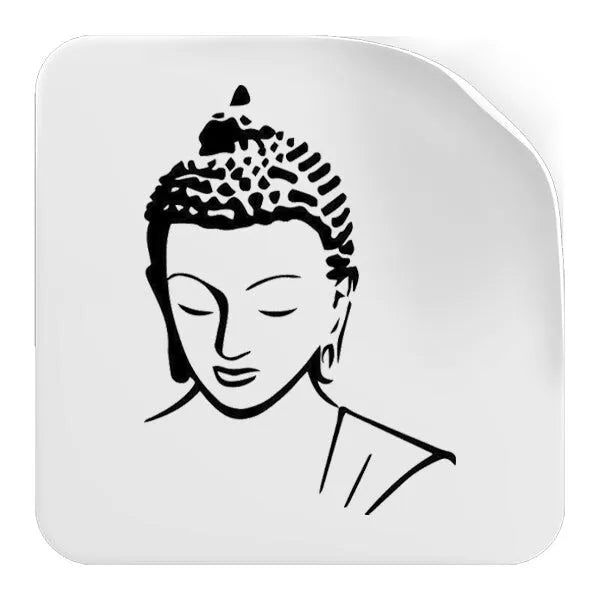 Stickers-Tête-de-Bouddha