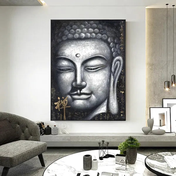 Tableau-sur-Toile-Portrait-de-Bouddha