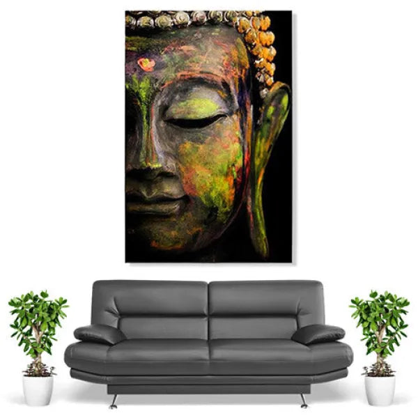 Tableau-Tête-Bouddha