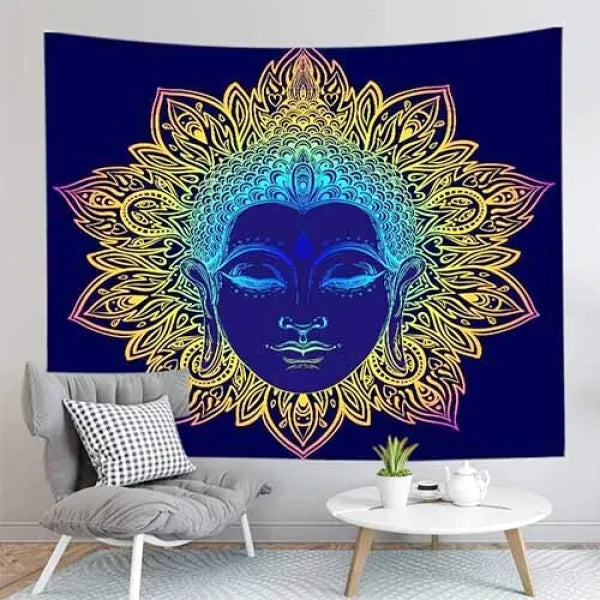 Tapisserie-Bouddha-Spirituelle-Illumination