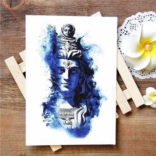 Tatouage-Bouddha-Couleur-Bleue-Femme