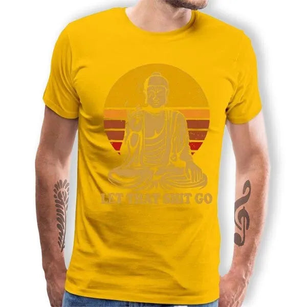 Tee-Shirt-Jaune-Bouddha