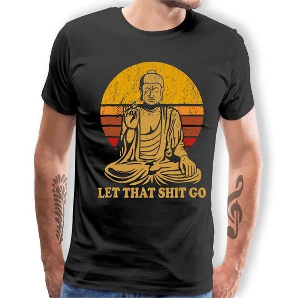 Tee-Shirt-Noir-Bouddha