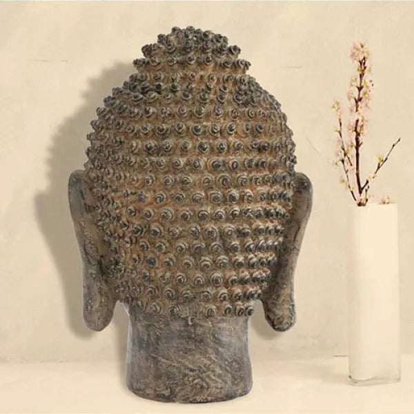 Tête-de-Bouddha-Époque-Résine