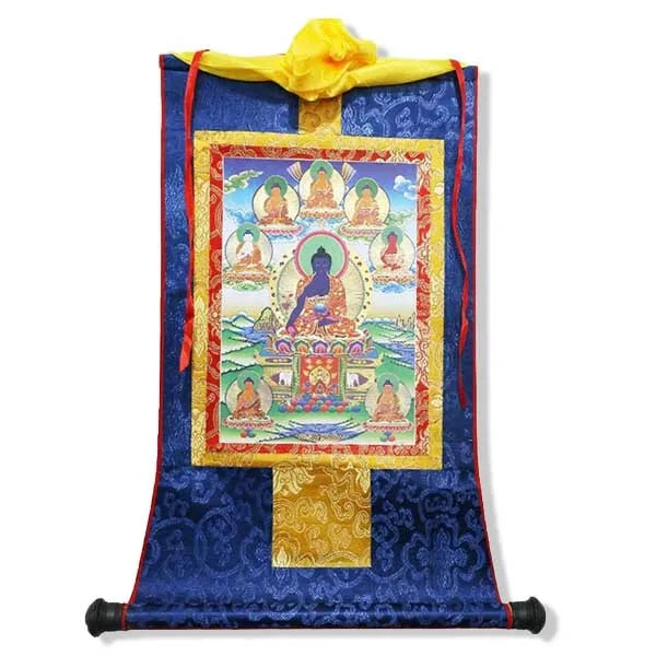 Thangka-Bouddha-Médecine