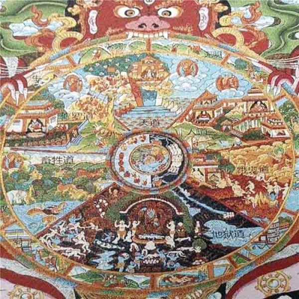 Thangka-Divinité-Courroucée-Mahakala