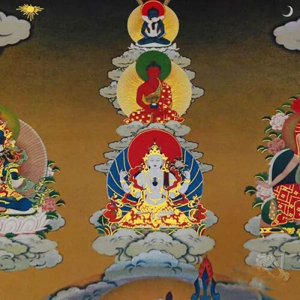 Thangka-Sacre-Divinité-Bodhisattva
