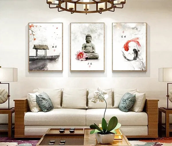 Toile-Bouddha-Zen