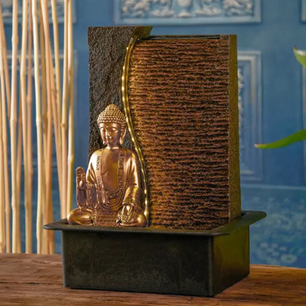 fontaine-mur-eau-bouddha-gautama