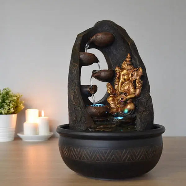 fontaine-resine-ganesh-bouddha-mystic