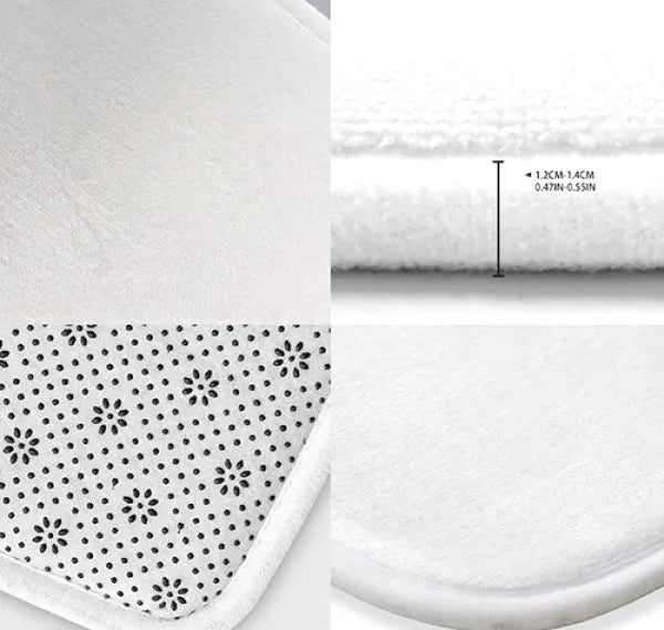 Tapis Mandala avec plumes de couleurs