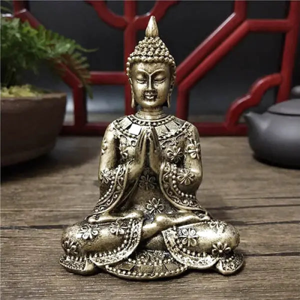 statue-bouddha-femme-couleur-argent-resine-naturelle